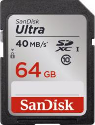 Karta pamięci SD SanDisk 64 GB najtaniej + wysyłka gratis