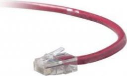 kabel krosowy RJ45, bez os�onki, kat. 5e UTP do 0.5m czerwony (A3L791b50CM-RED)