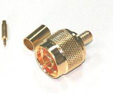 Wtyk N na kabel H-155 z�ocony (ZWNH-155Z)
