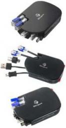zdjecie 3 w 1 zestaw zwijanych przewod�w Ethernet, telefon i USB (ACC82EU)