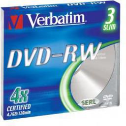 DVD-RW/3/Slim 4.7GB 4x 43635