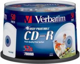 CD-R/50/Cake 700MB 52x GLOSSY print 43579