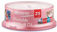DVD+R DL/25/Cake 8.5GB 2.4x Printable