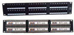 zdjecie panel 19"/2U UTP, 48xRJ45, kat. 5e, 568AB, czarny (FA-652D-488-C5E BK)