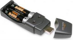 MT-6206 + 2xAA 2400mAh DOUBLE USB CHARGER