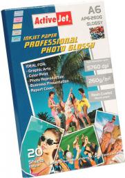Profesjonalny fotograficzny Photo Glossy A6 20szt. AP6-260G