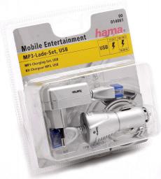 zdjecie Zestaw �adowarek do odtwarzacza MP3 z wej�ciem USB 14061