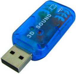 Karta d�wi�kowa na USB, dwu kana�owa
