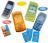 Skins gumki do telefon�w GSM w opakowaniu 3 szt. (4160)