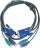 Kabel do KVM styl PS/2 + Dsub15 1.5 m (3396)