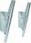 uchwyt PLZ 20/50" 70kg uchylny 15� FLAT2