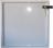 SZAFKA STALOWA PE�NA 400x400x180mm (k��dka) bia�a (ACT 4)