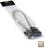 Floppy Cable 48cm srebrny RC014