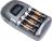 MT-6204 + 4xAA 2400mAh 60 MIN ULTRA FAST CHARGER