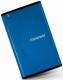 Transcend  STOREJET TS0GSJ25B USB 2.0 niebieski TS0GSJ25B  2.5 zewn�trzna USB