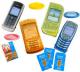 Skins gumki do telefon�w GSM w opakowaniu 3 szt. (4160) 