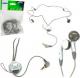 4World  S�uchawki stereo douszne do MP3/MP4 na smyczy Jack 2.5 mm (4259) 
