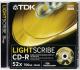 TDK  CD-R 700MB/80MIN 52xSpeed LIGHTSCRIBE (Jewel Case 1szt) 