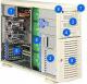 SUPERMICRO SC743i-645  czarny 
