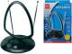 Antena pokojowa UHF / VHF TV / FM / DVB-T ze wzmacniaczem 38 dBi 