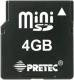 Pretec  Mini SDHC 4GB 