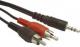   KABEL STEREO MINIJACK/2xCHINCH M/M 2,5m 