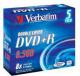 Verbatim  DVD+R DL 8,5GB 8x JC 5PK matt silver 