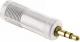 Hama  Adapter jack 2.5WT Jack 3.5 GN bia�y 