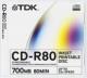 TDK  CD-R TDK  700MB  52x 20szt 