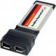 4World  ExpressCard sterownik 2 porty FireWire/1394 