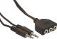   KABEL STEREO 2*JACK M / 3*JACK F 1,8M 