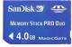 MEMORY STICK PRO DUO 4GB 