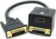   ADAPTER DVI -> DVI (24+1) + HDMI 