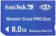 SanDisk  Memory Stick Pro Duo 8GB 