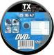 TX  DVD-R 4.7GB 16x  25szt box 