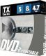 TX  DVD-R    4.7GB 8x  5 box do nadruku 