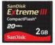 SanDisk  Compact Flash ExtremeIII 2GB 