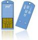 PQI  I201 1GB USB2.0 TRAVELING DISK BLUE 