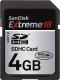 SanDisk  SDHC EXTREME III 4GB 