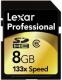 Lexar  Professional SDHC 133x 8GB Class 6 
