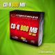 Esperanza  CD-R /10/Slim 800MB 40x 