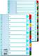 Esselte  Przek�adki kartonowe Mylar A4 1-10 (PRK495) 