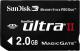 SanDisk  MEMORYSTICK PRO DUO ULTRA II 2GB 