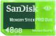 SanDisk  MEMORYSTICK PRO DUO GAMING 8GB 