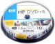 Hewlett-Packard  DVD+R 4.7GB 16X DO NADRUKU CAKE 10SZT (DRE00027WIP) 