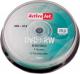 Activejet  DVD+RW 4,7GB 4X CAKE 10SZT ANS-019 licencja PHILIPS-a (ANS-019) 
