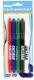 4World  Komplet marker�w / pisak�w do p�yt CD/DVD 4 kolory + wymazywacz, blister (04760)  Pisak