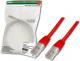 Kabel krosowy UTP, CAT.5E, czerwony, 0.5m (DK-1511-005/R / A-DK-1511-005/R)