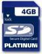 Platinum  SD 4GB HIGH-SPEED 