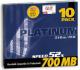 Platinum  CD-R/10/Koperta 700MB 52x 